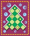 The Checkered Christmas-tree by Serhiy Grabarchuk