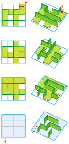 Robert Abbott's 3D Maze -- Floor Plans