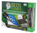 Electronic Brain Games with 2 Puzzle Books